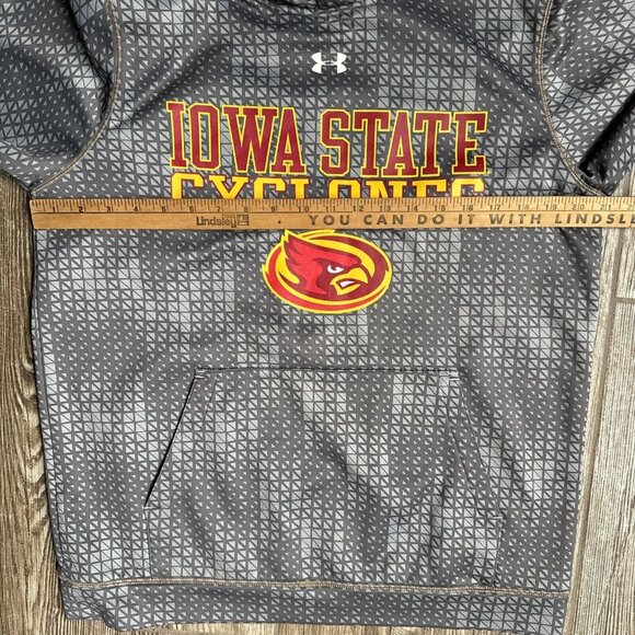 2/$18 SALE! Iowa University Under‎ Armour Hoodie Sweatshirt Size Small Loose - Picture 7 of 9